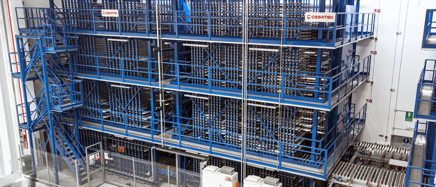 Magazzino automatico stoccaggio per ante e pannelli